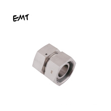 Emyte hydraulic fittings stainless steel female straight connections  with swivel nut rotating fittings